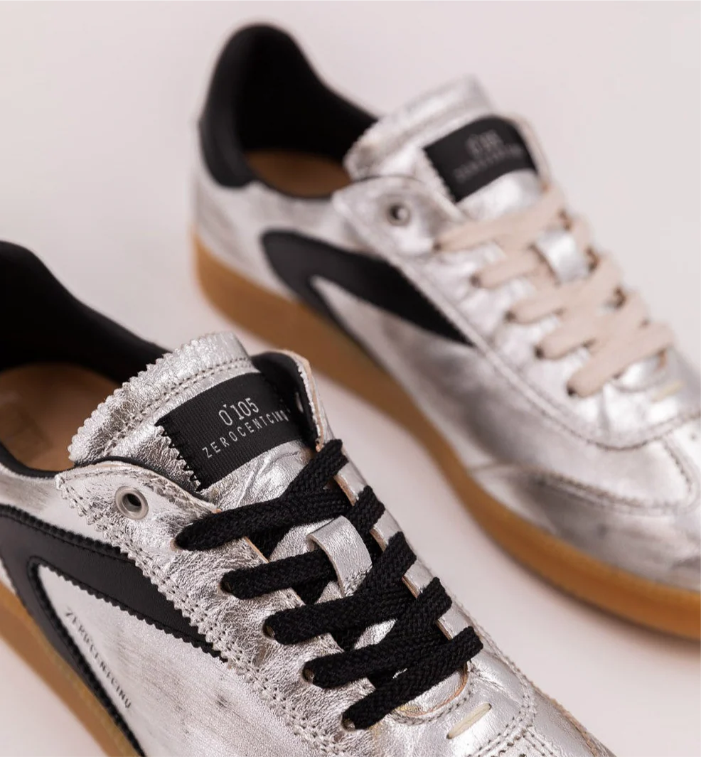 0-105 Nova Silver Black trainer - Image 5