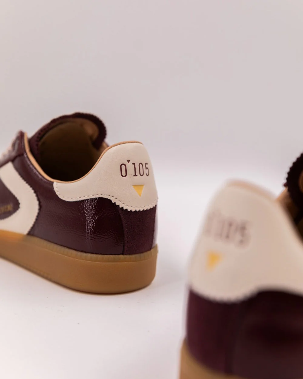 0-105 Nova wine suede sneaker - Image 4