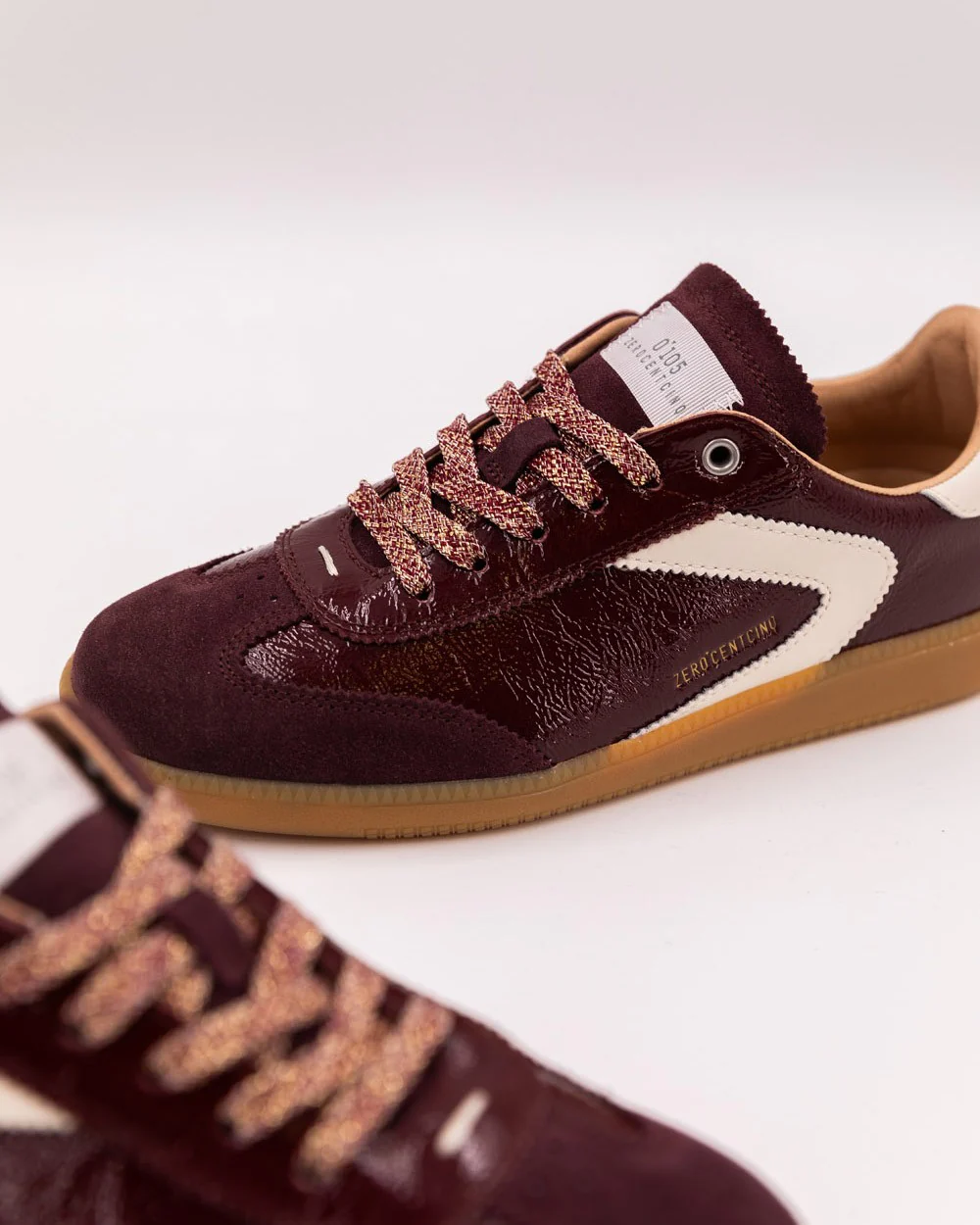 0-105 Nova wine suede sneaker - Image 5