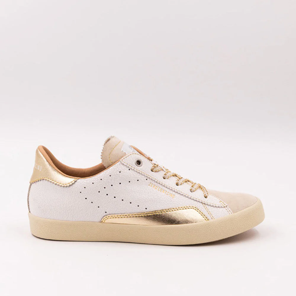 0-105 SC01 White and Gold sneaker