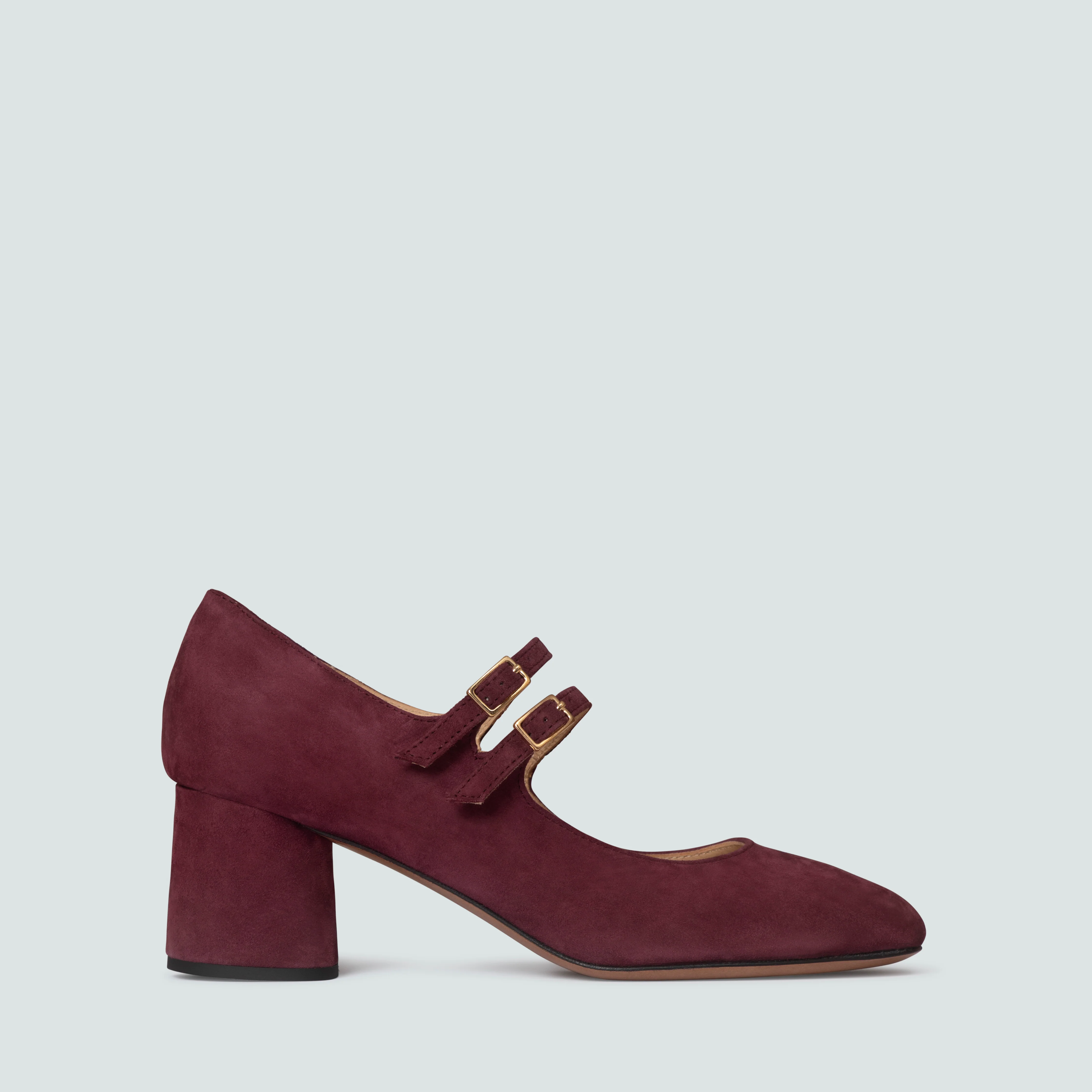 Ana Wine Suede Mary-Jane - Image 3