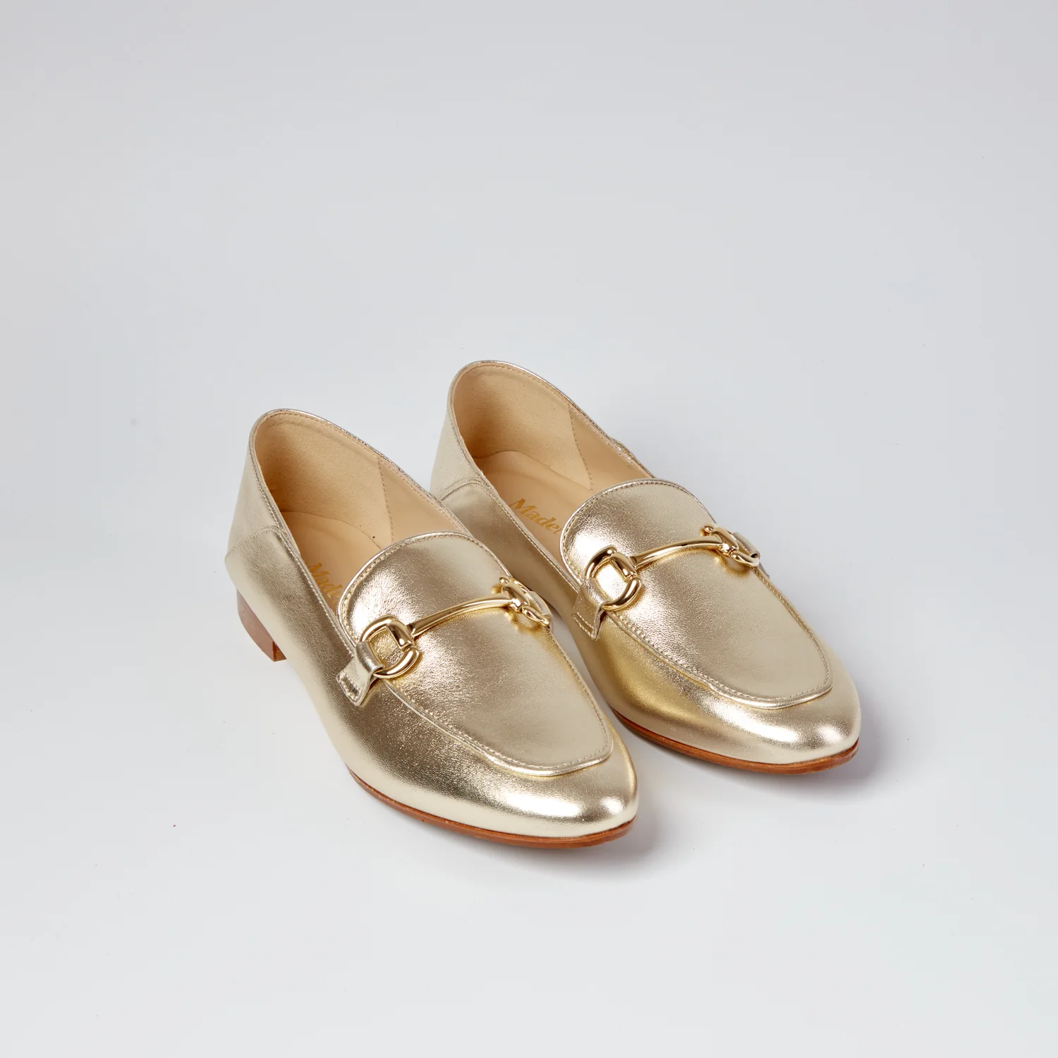 Annie Soft gold loafer - Image 4