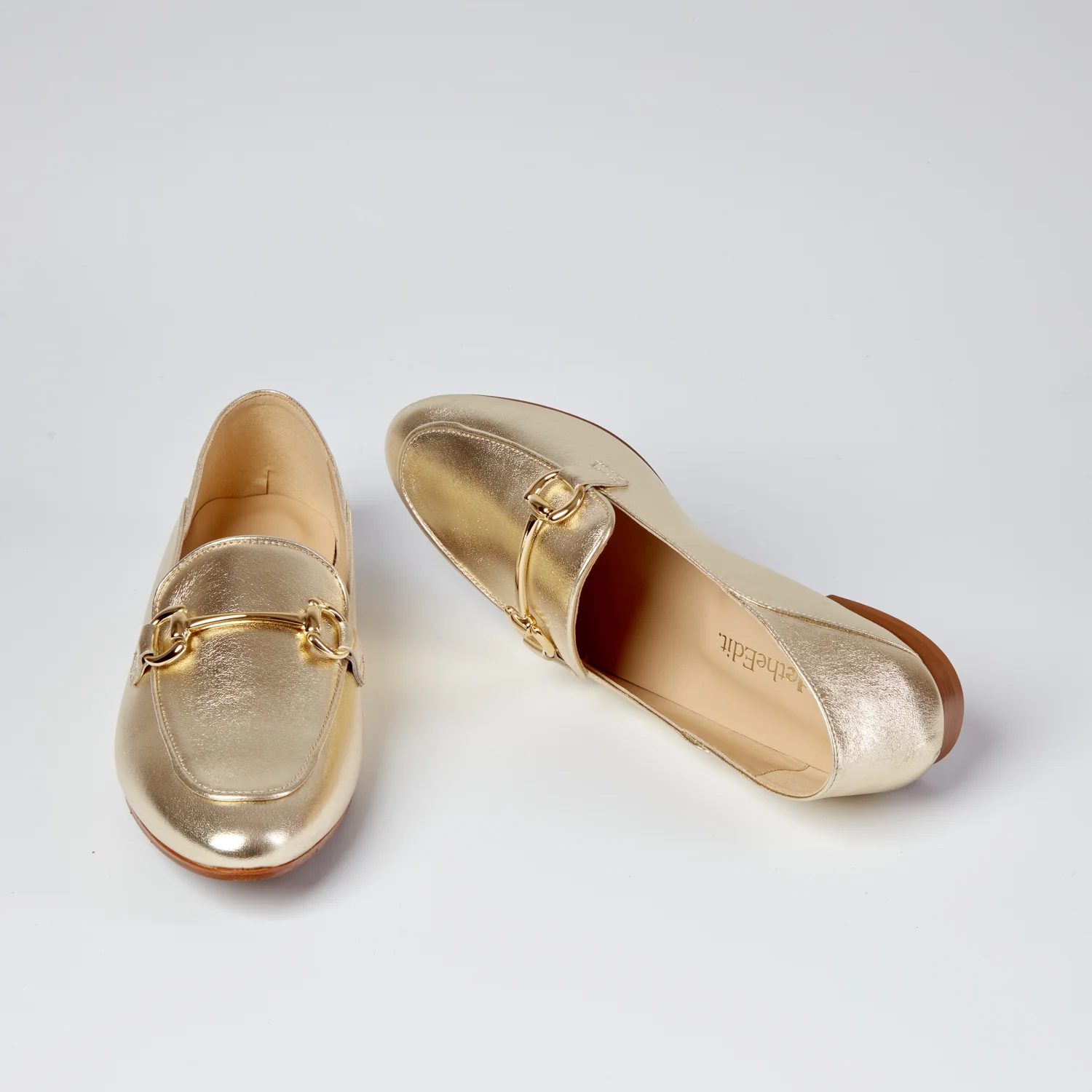 Annie Soft gold loafer - Image 5