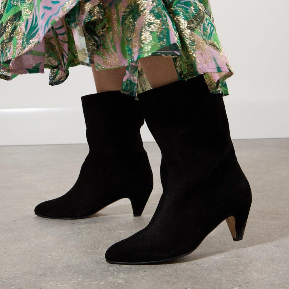 Anonymous Copenhagen Black Suede Vully Boot - Image 3