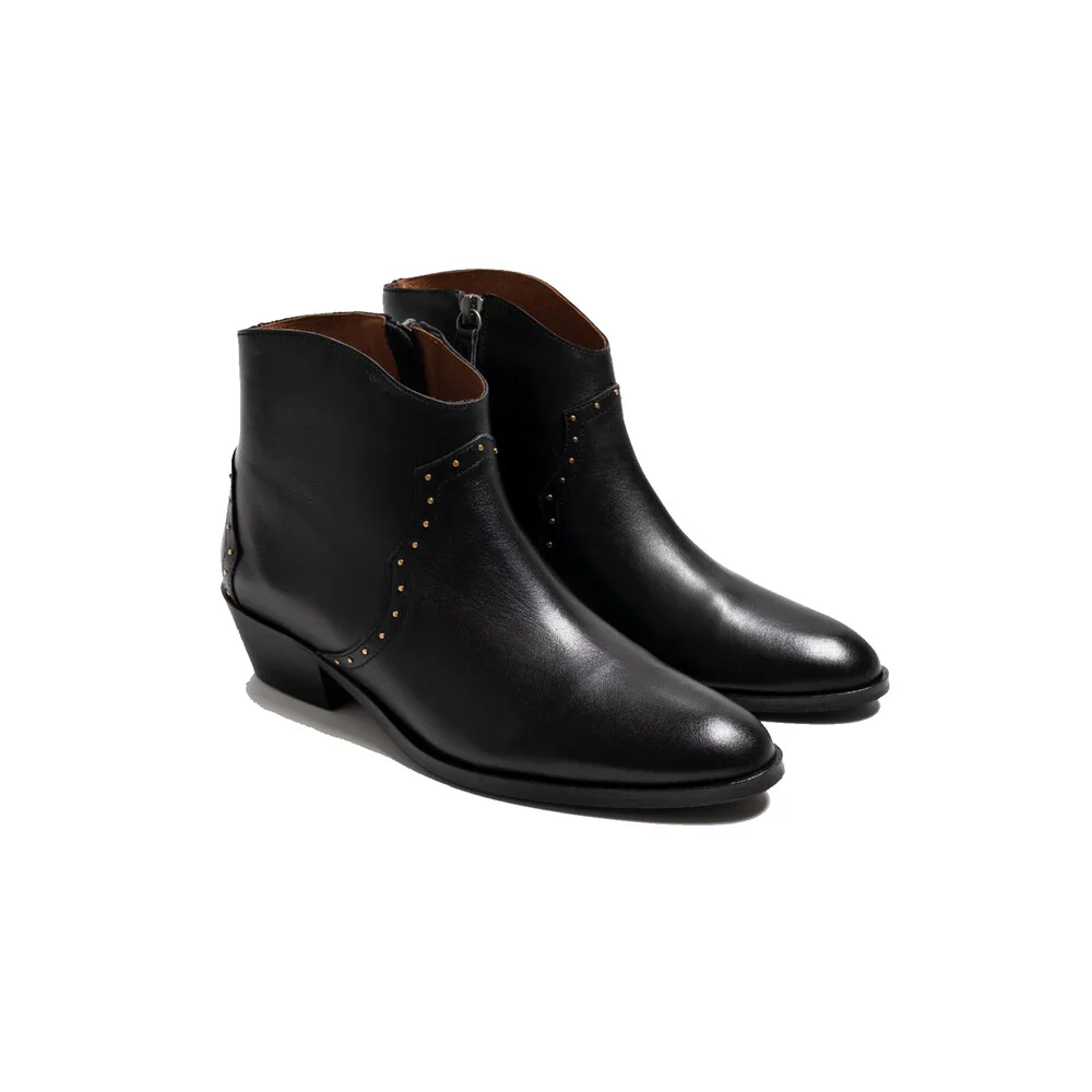 Anonymous Copenhagen Fiona Black Stud ankle boot - Image 5