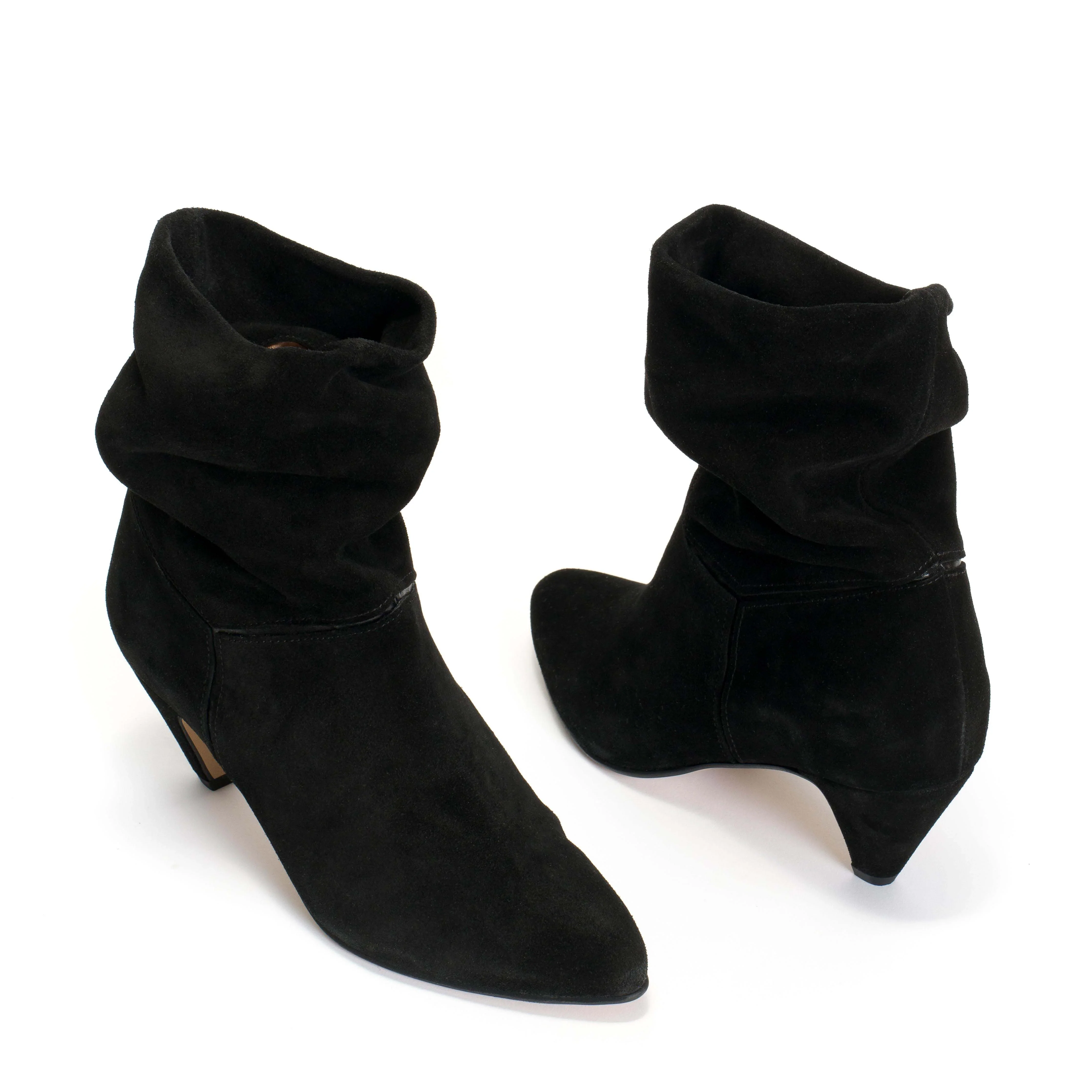 Anonymous Copenhagen Jassi 50 Black suede slouch boot - Image 3