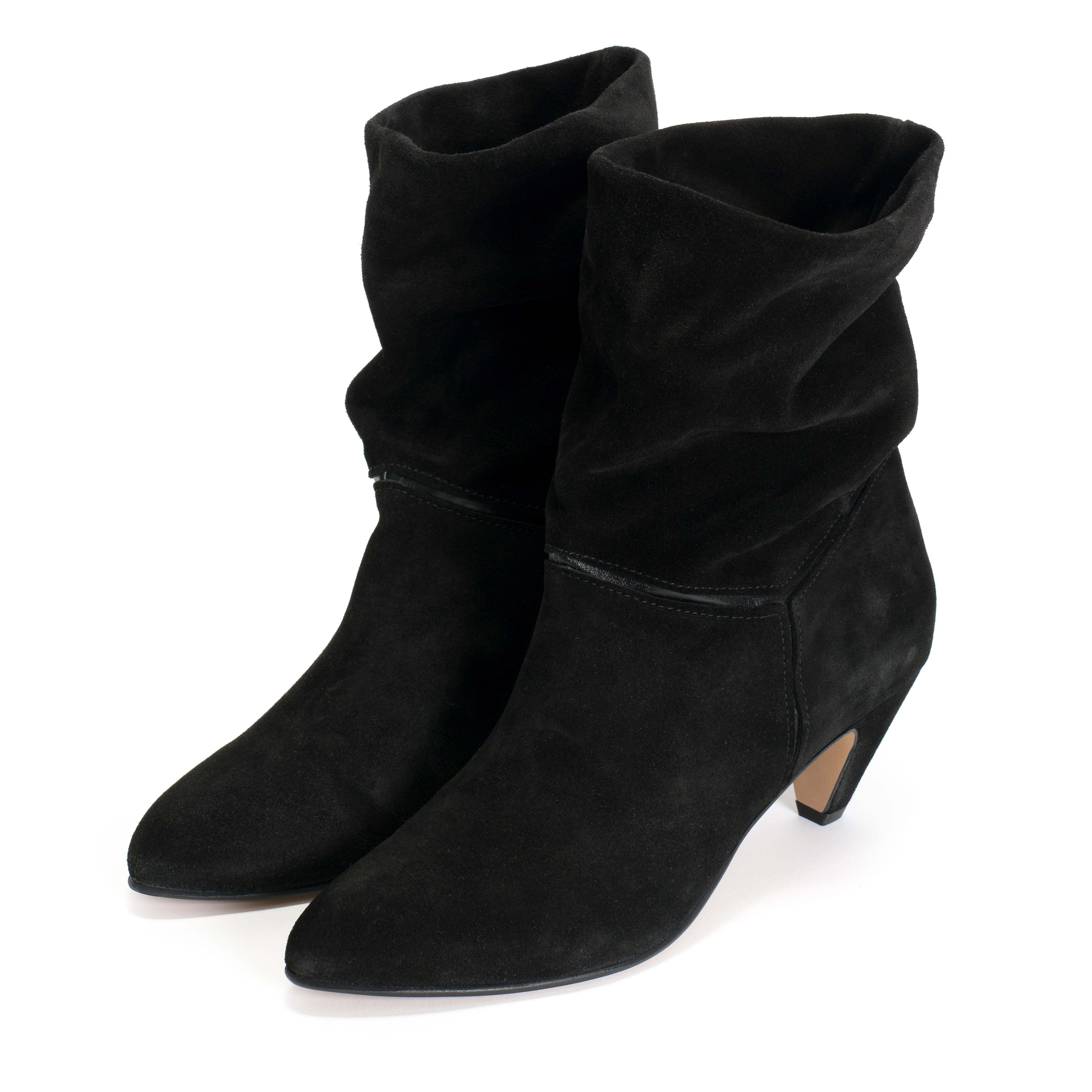 Anonymous Copenhagen Jassi 50 Black suede slouch boot - Image 4
