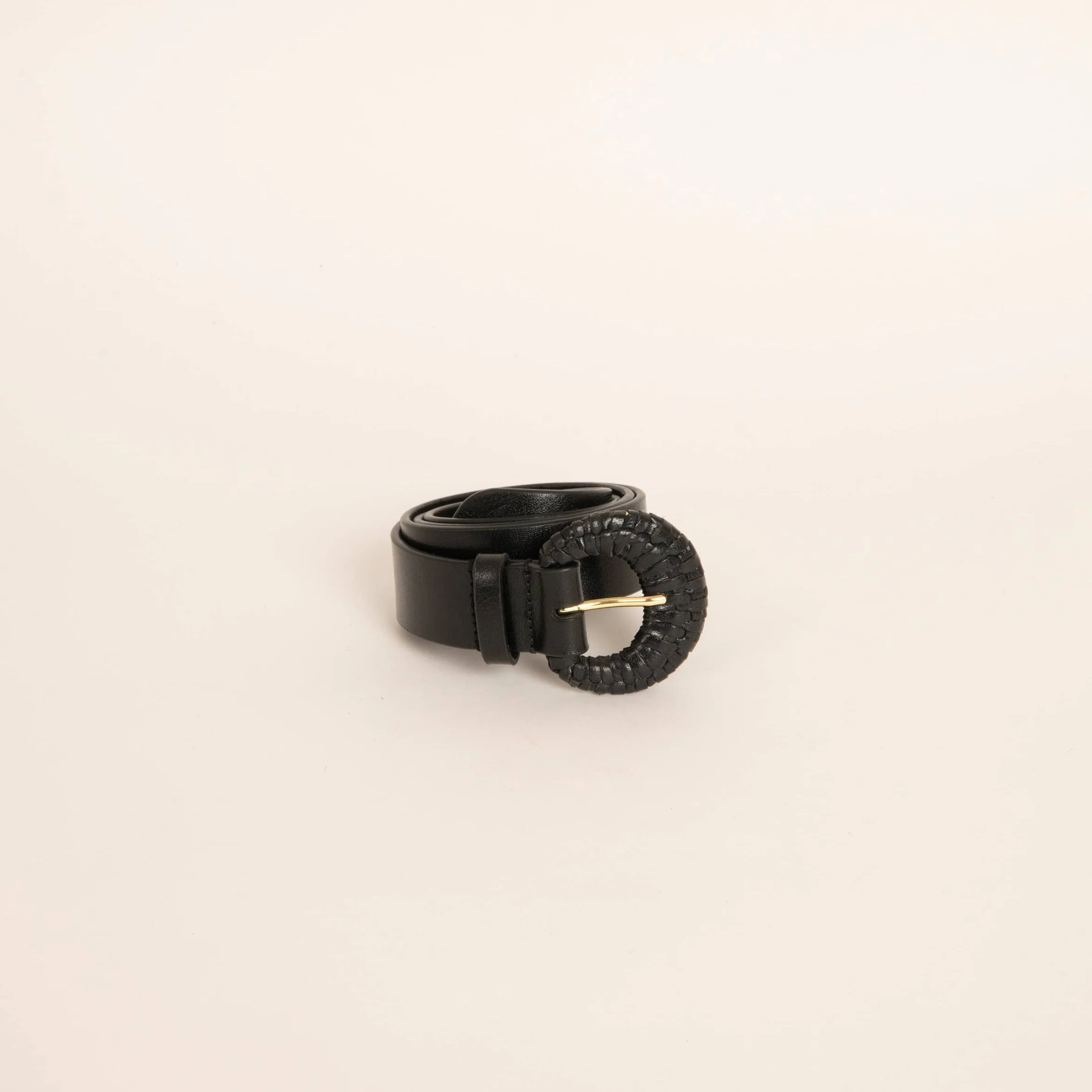 Janis black leather belt - Image 2