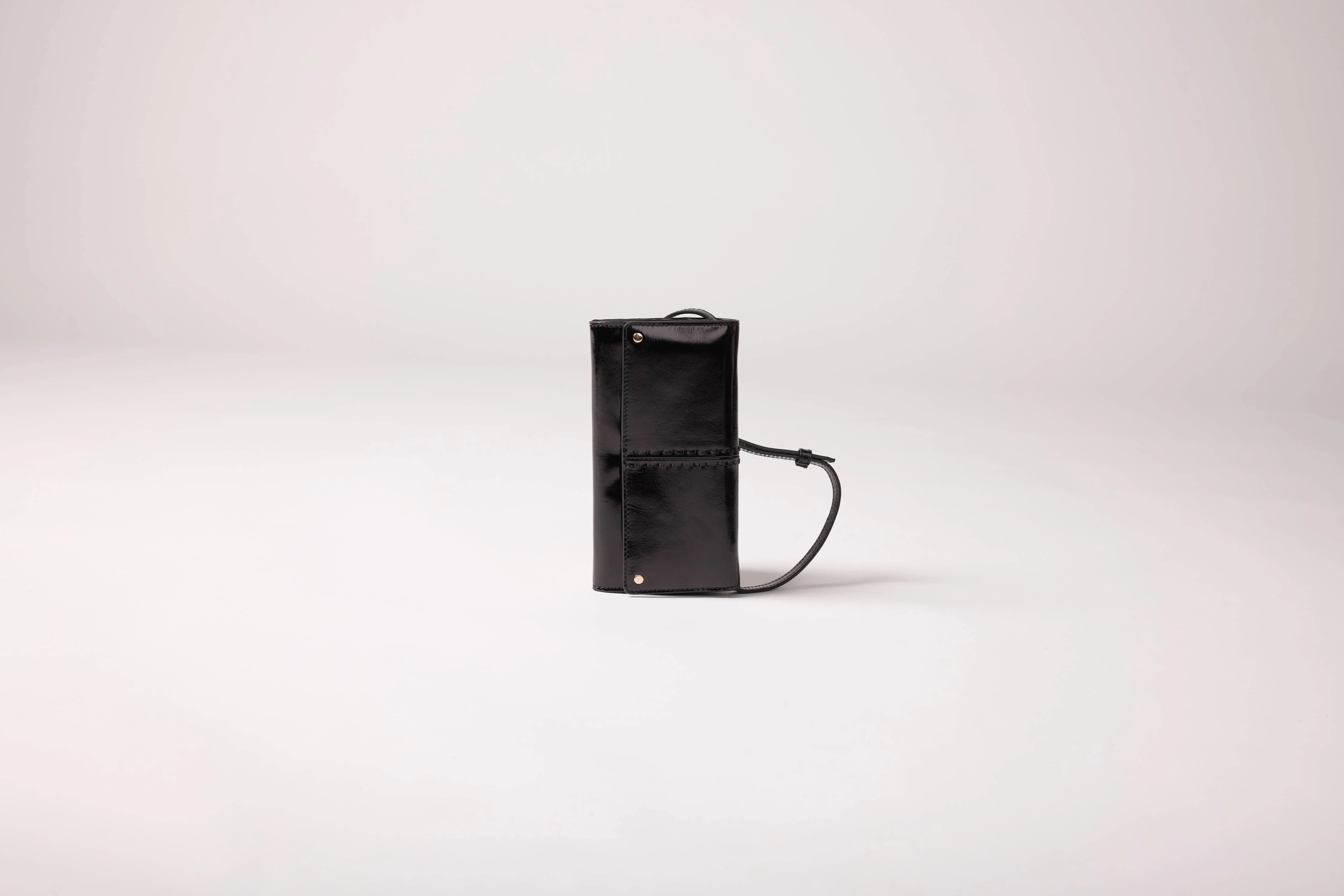 Black Patent Clutch crossbody - Image 8
