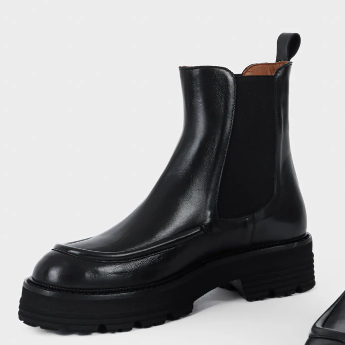 Bukela Riva Black Leather Boot - Image 3