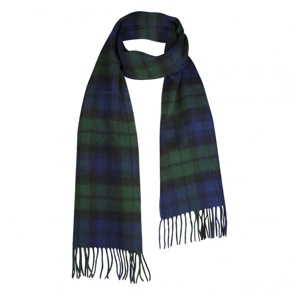 Lambswool Black Watch Tartan Scarf