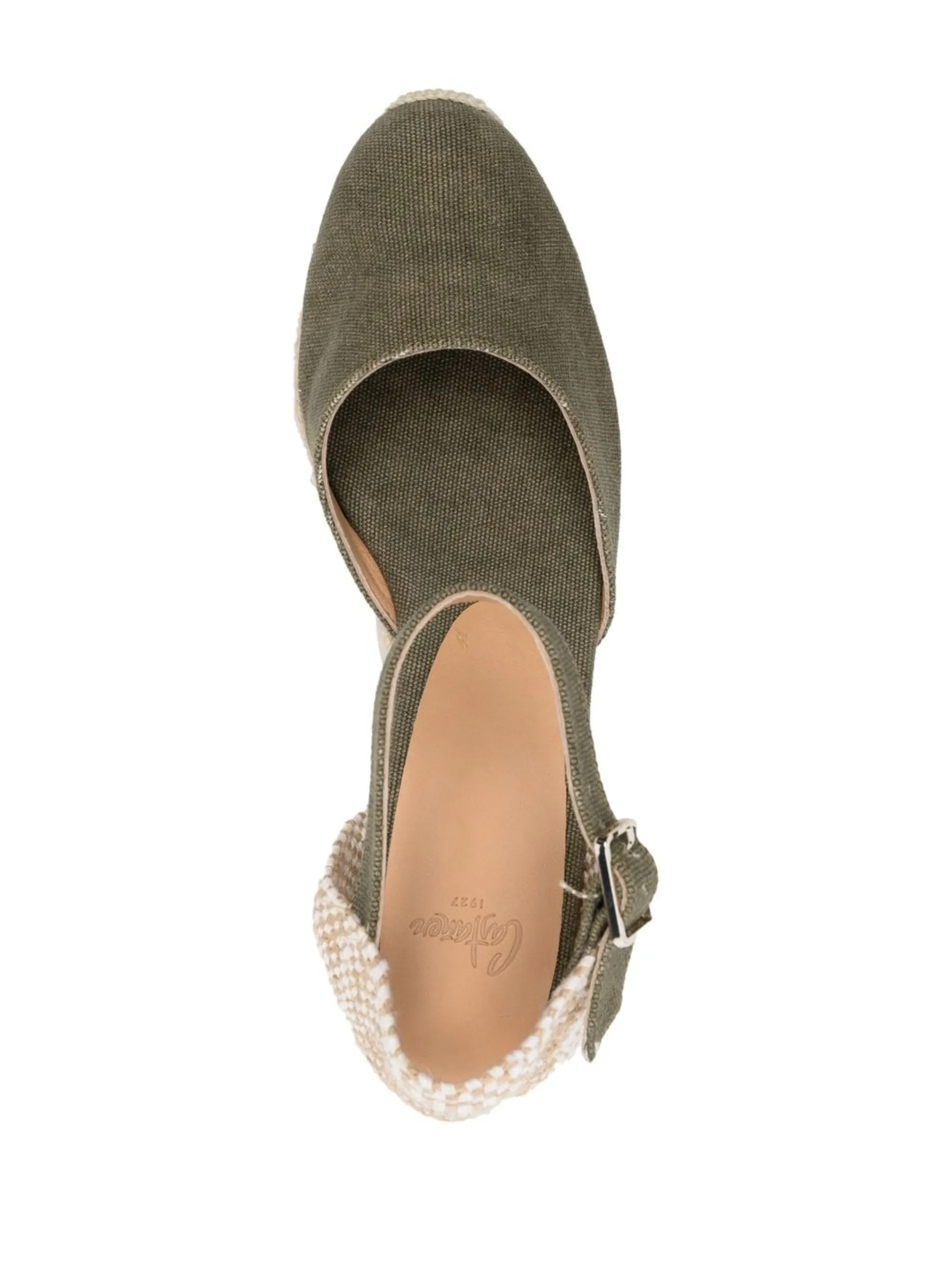 Castañer Chiarita Olive green espadrille - Image 2