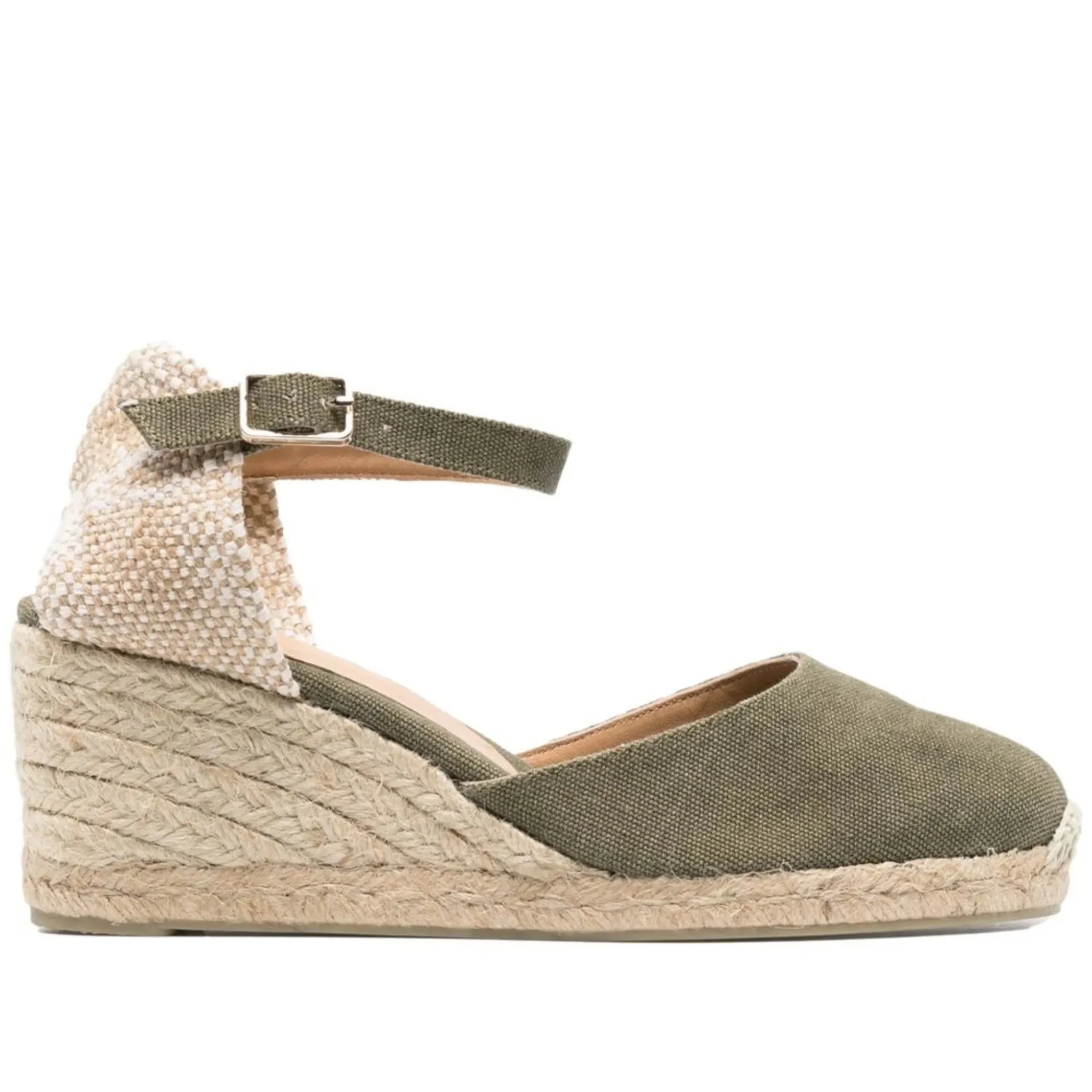 Castañer Chiarita Olive green espadrille - Image 3