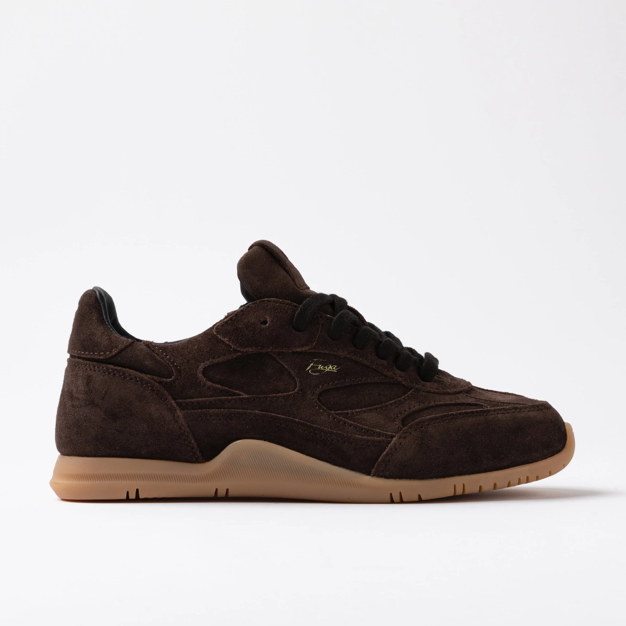 D.A.T.E Fuga Low Brown Suede Sneakerina