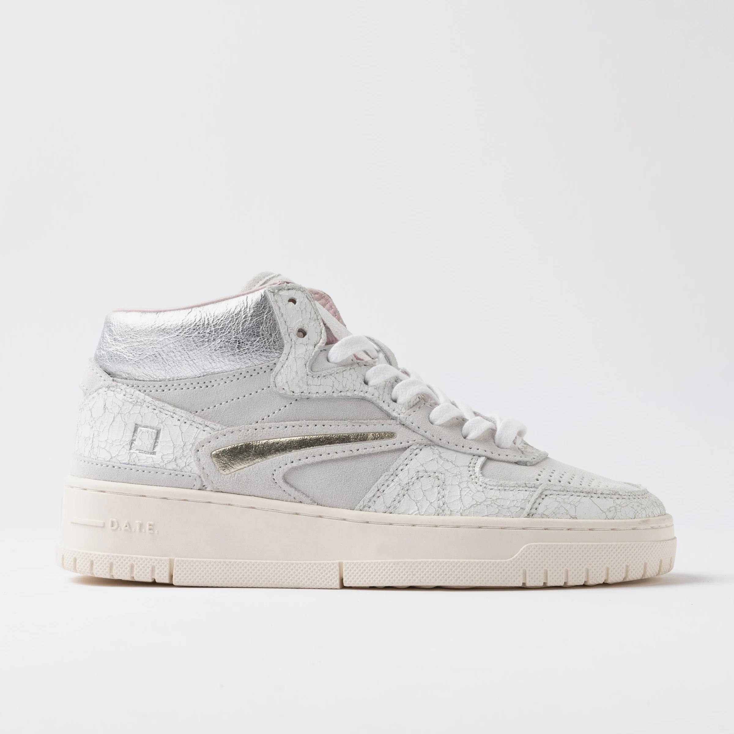 D.A.T.E Torneo White Platinum sneaker