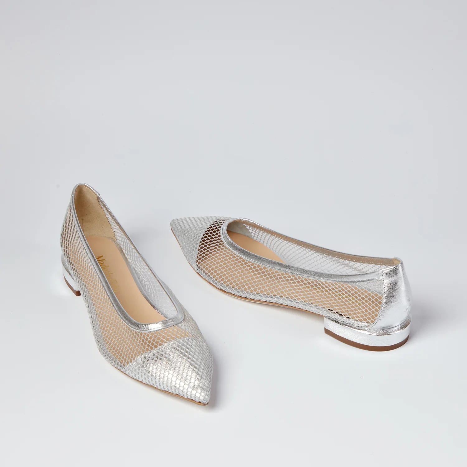 Doris silver flats - Image 3
