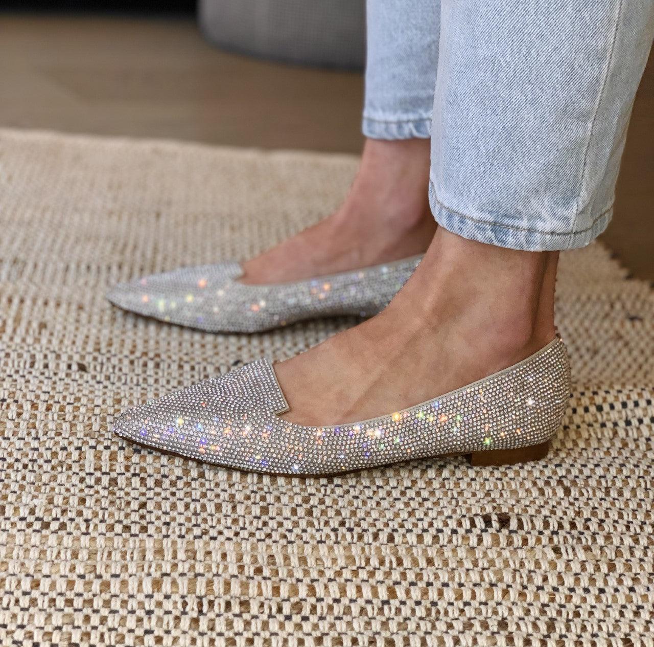 Eliza Crystal ballerina flat - Image 4