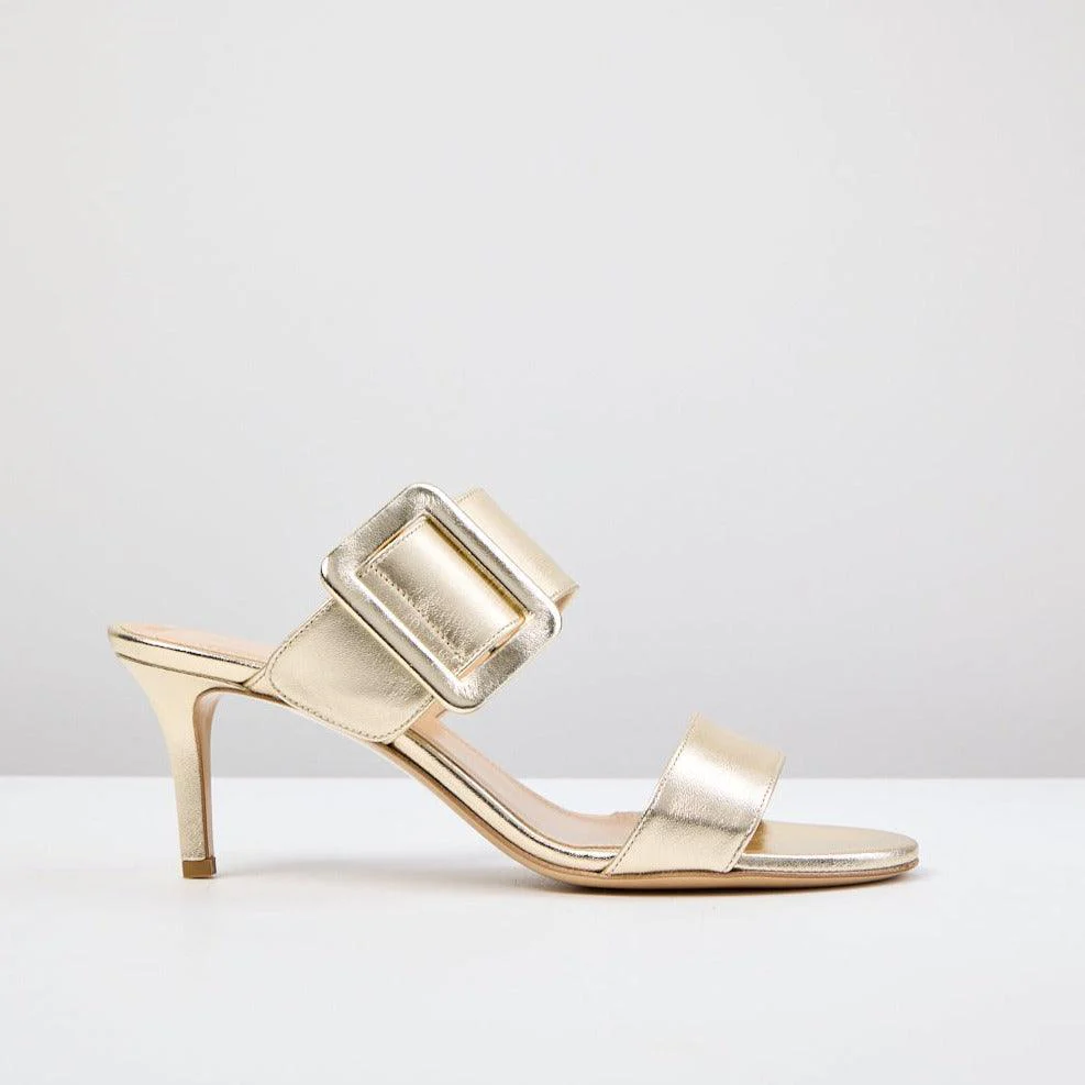 Giselle Gold heel sandal - Image 3