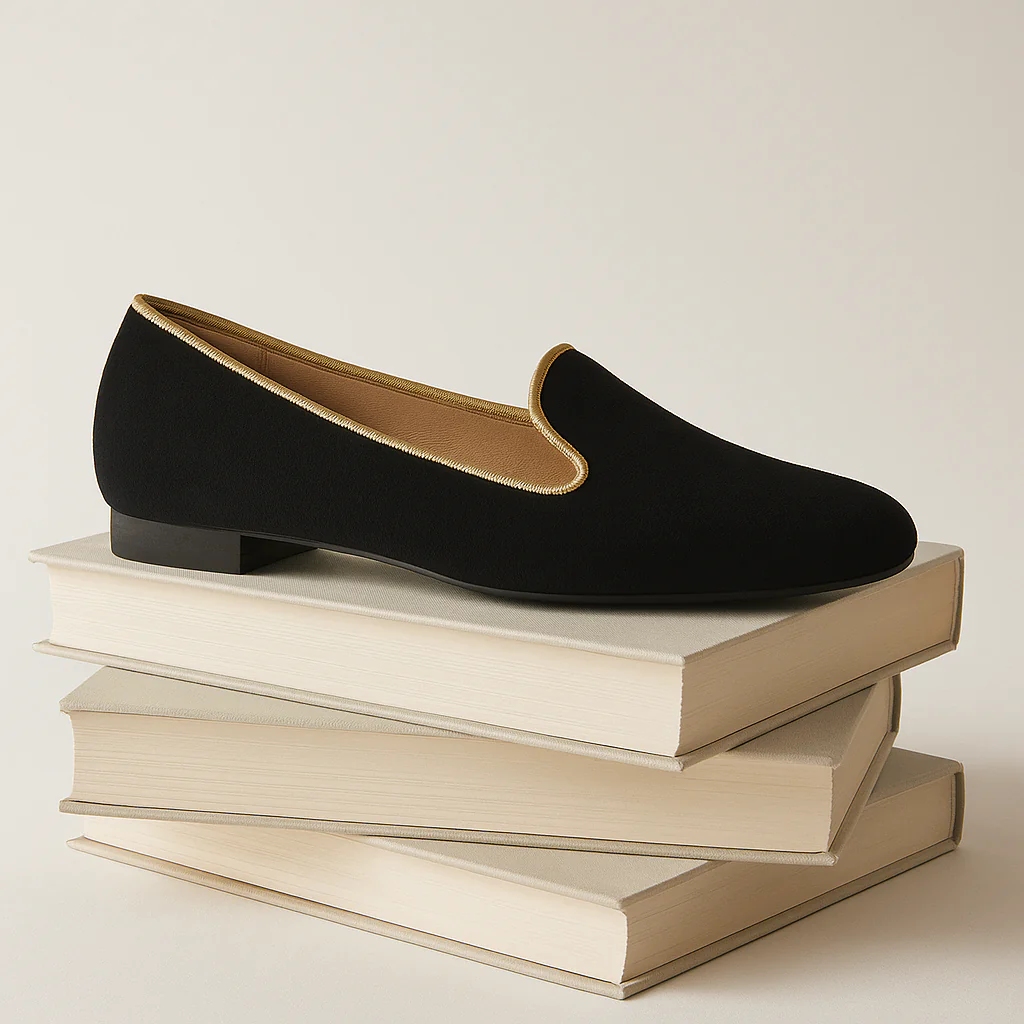 Cat Black suede flats - Image 2