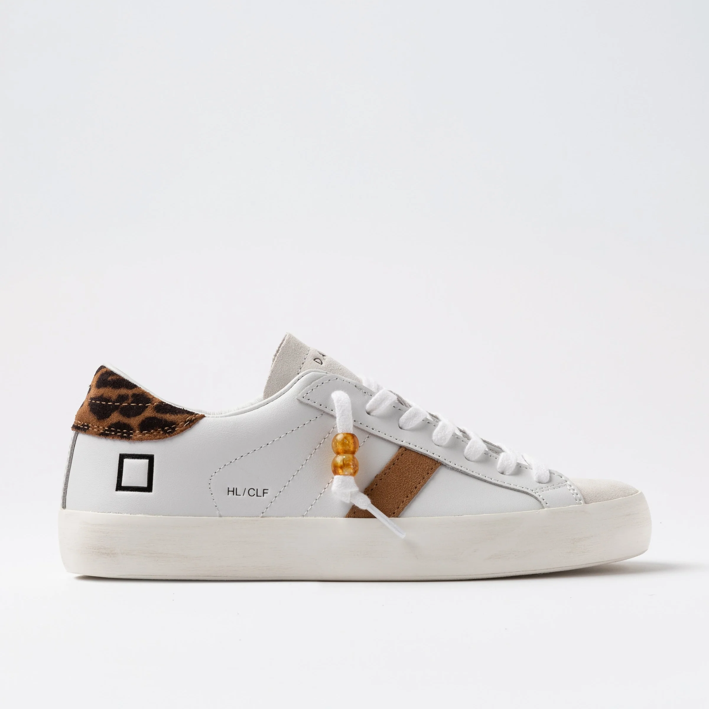 Hill Low Calf white leopard sneaker
