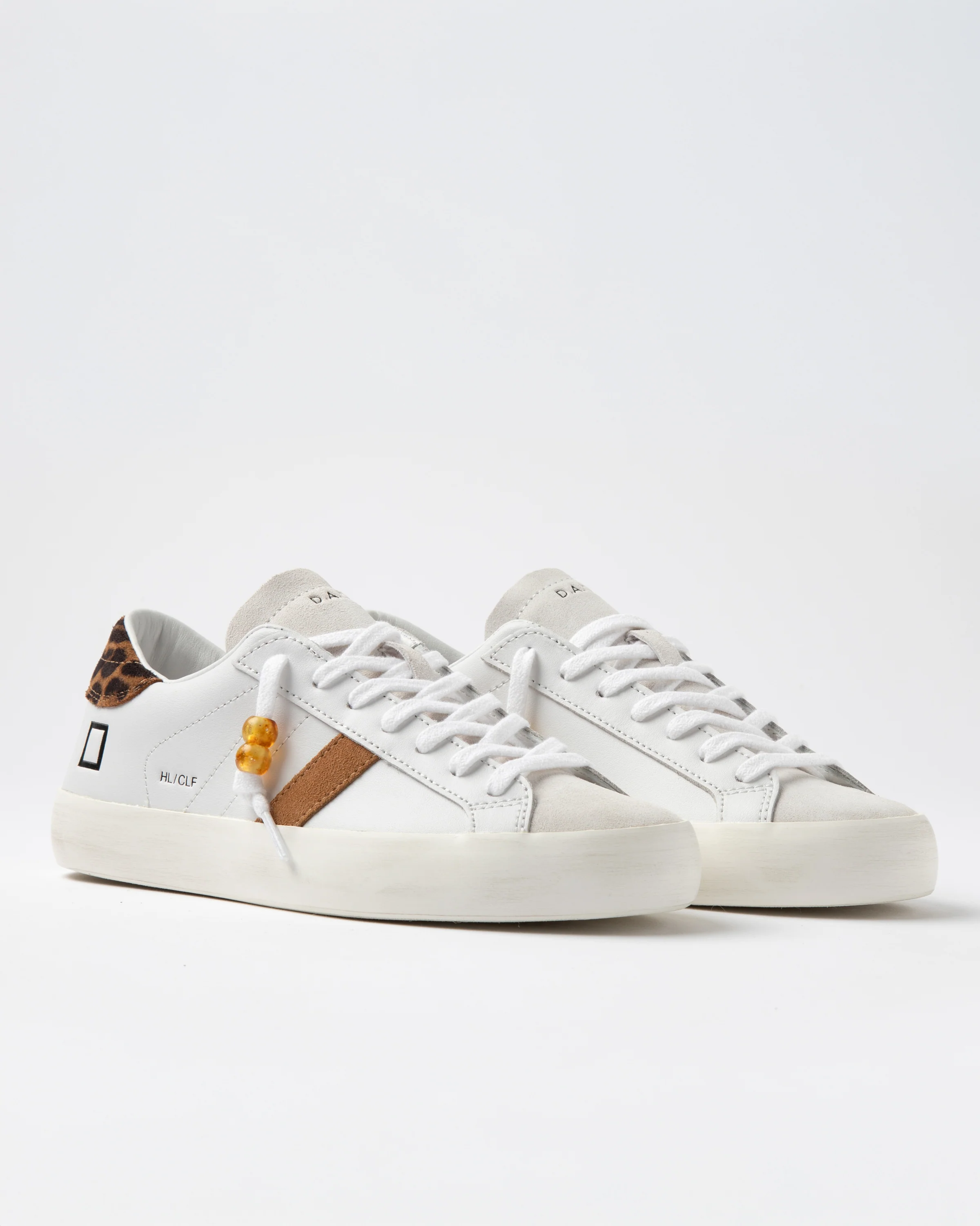 Hill Low Calf white leopard sneaker - Image 2
