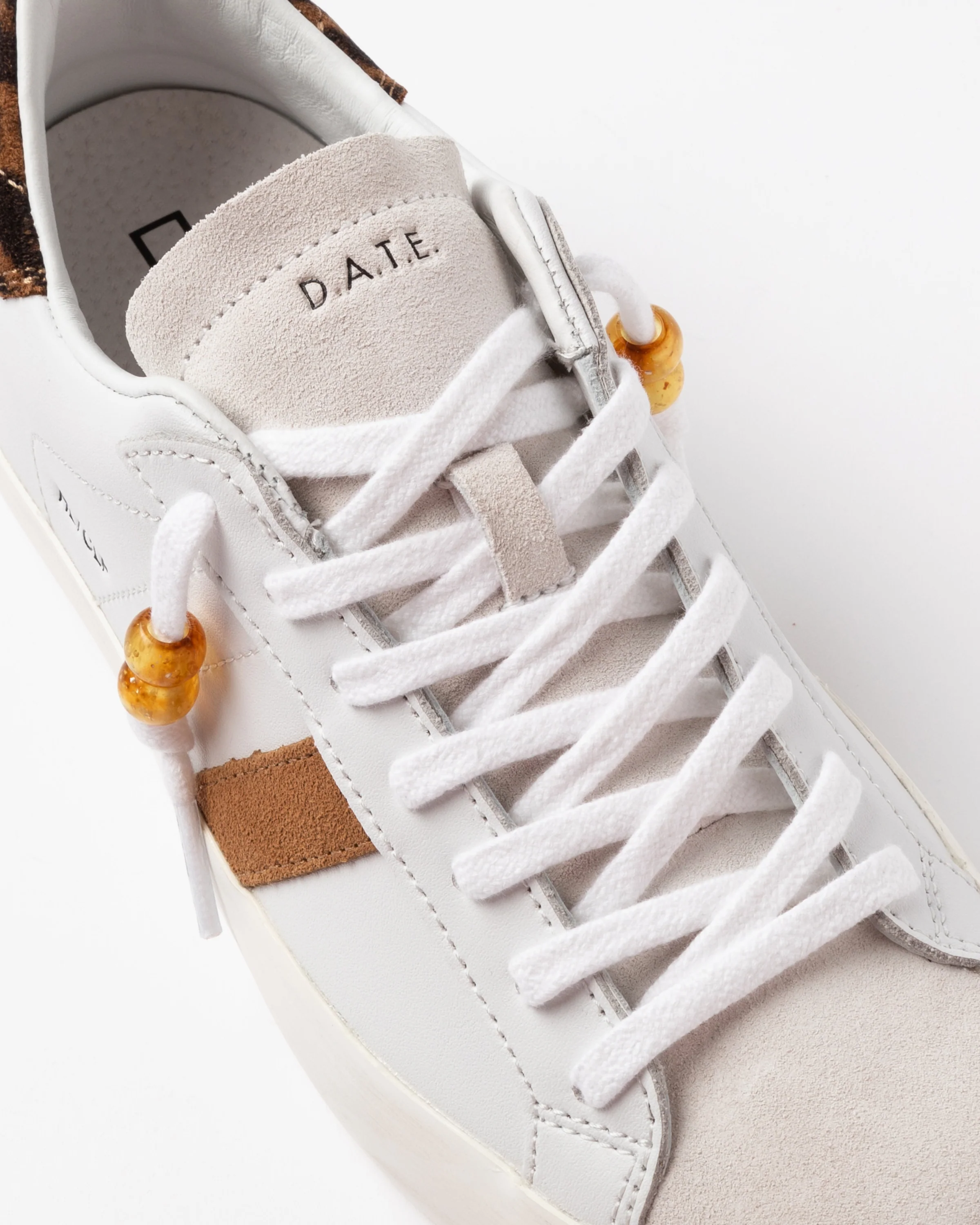 Hill Low Calf white leopard sneaker - Image 3
