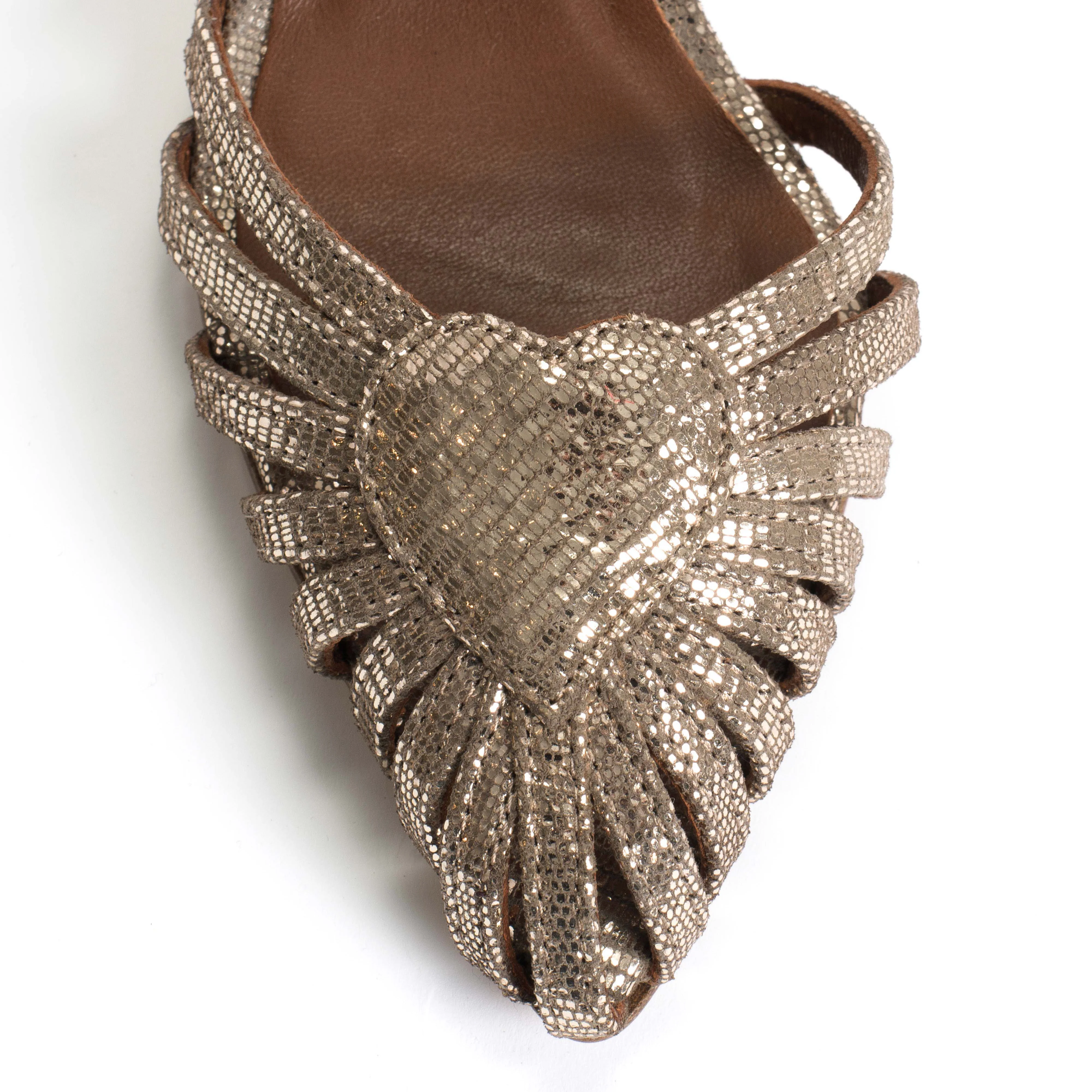 Keesha Champagne Slingback heel - Image 5