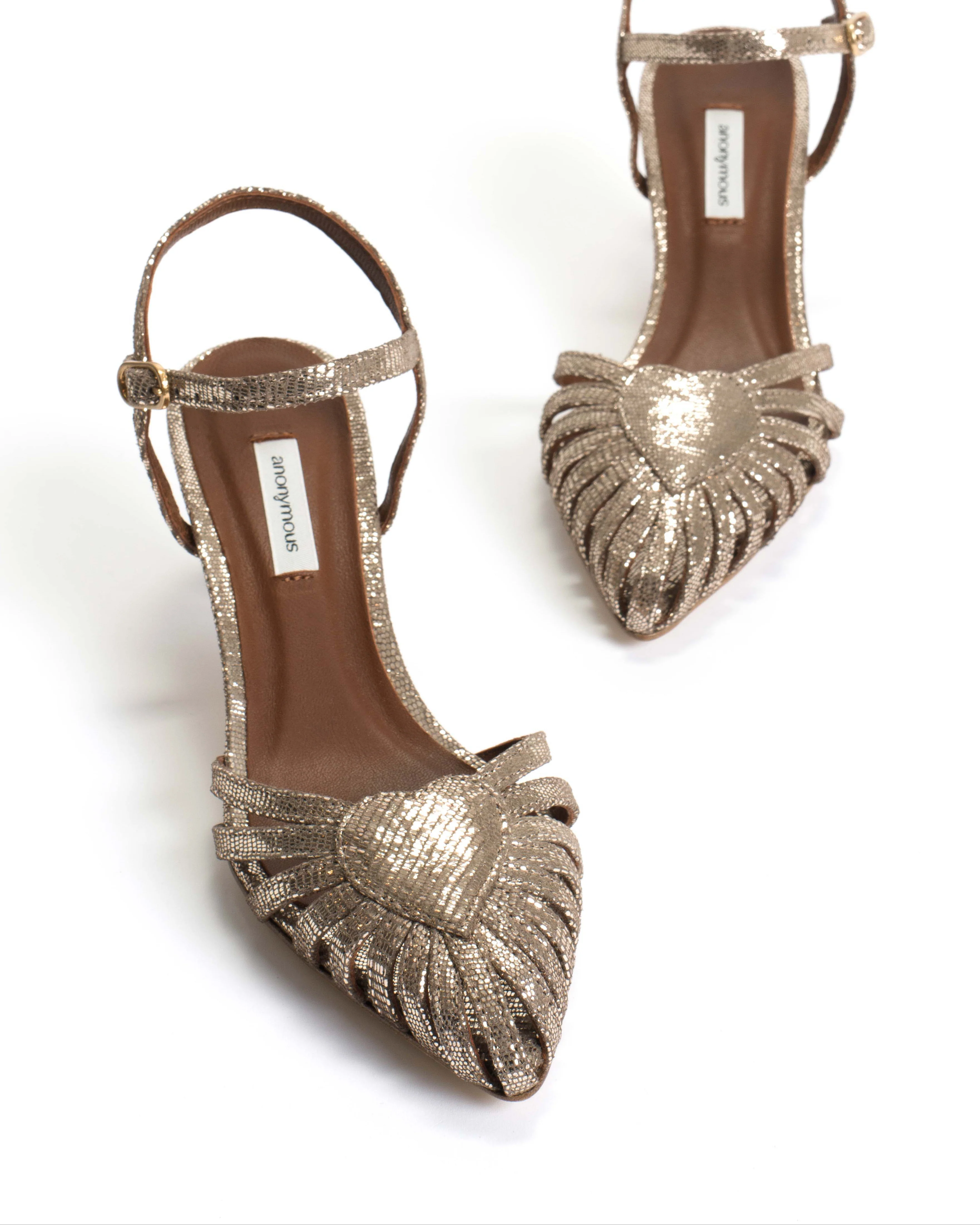 Keesha Champagne Slingback heel - Image 7