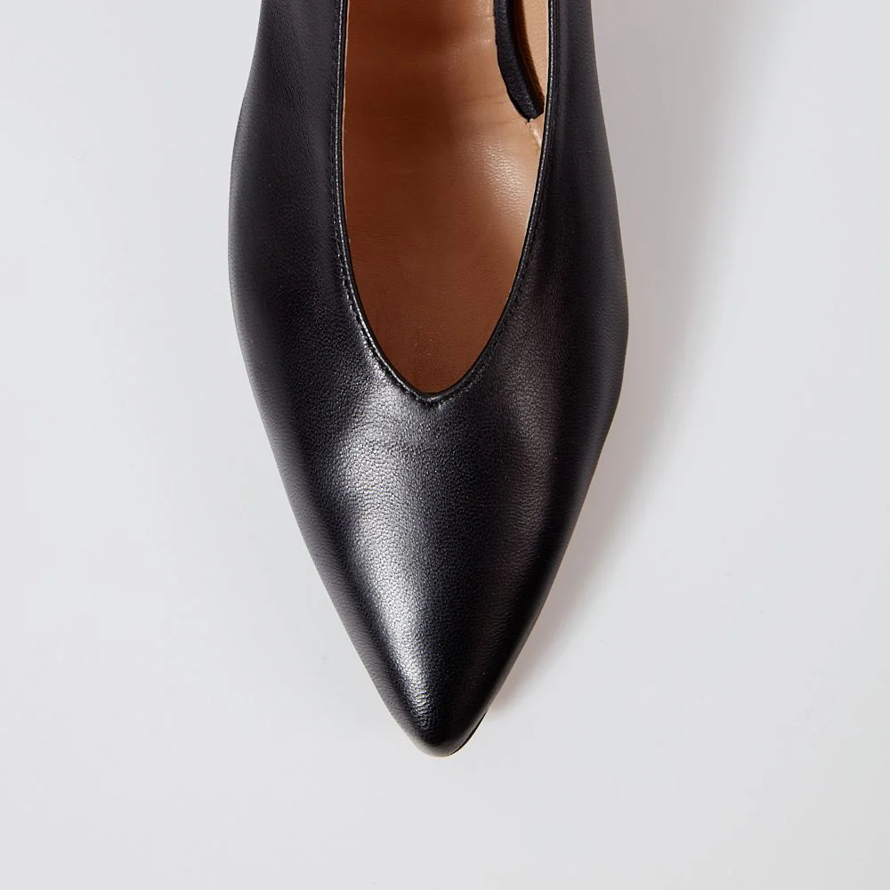 Kiki Black Slingback heel - Image 2