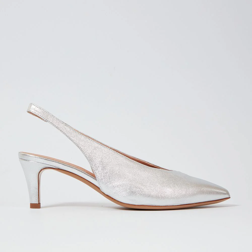 Kiki Silver heels