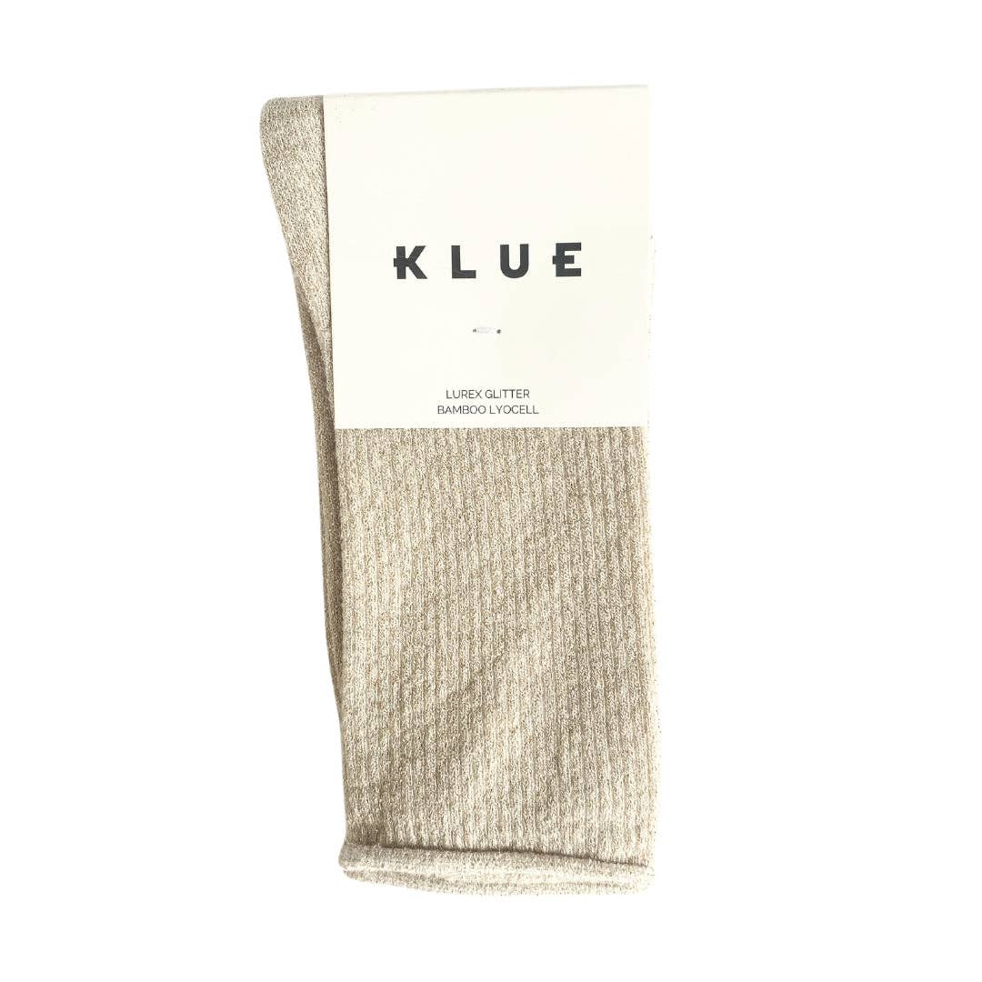 KLUE Cream Glitter socks - Image 2