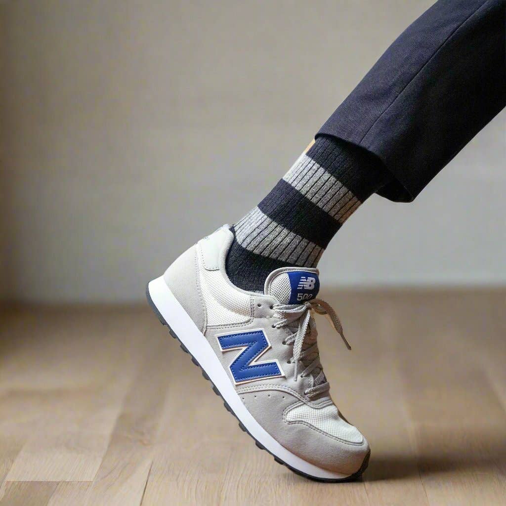KLUE navy and grey socks | Unisex 41-46 - Image 4
