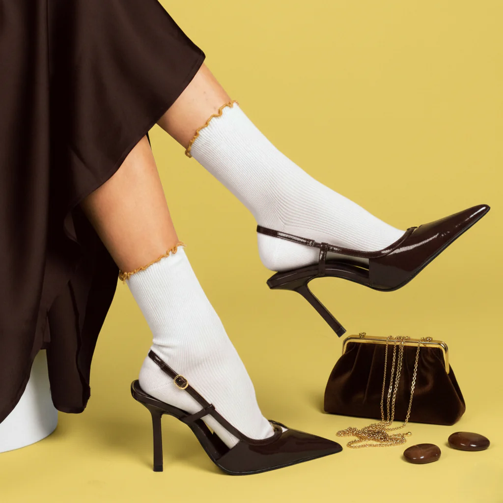 KLUE Organic Lettuce Socks | Gold - Image 2