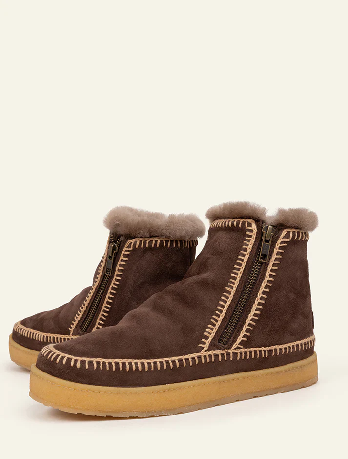 Laidback London Setsu Brown suede - Image 4