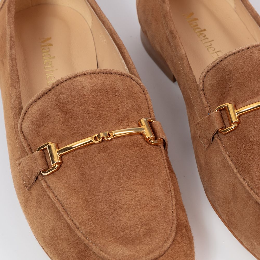 Lottie Tan suede loafer - Image 4