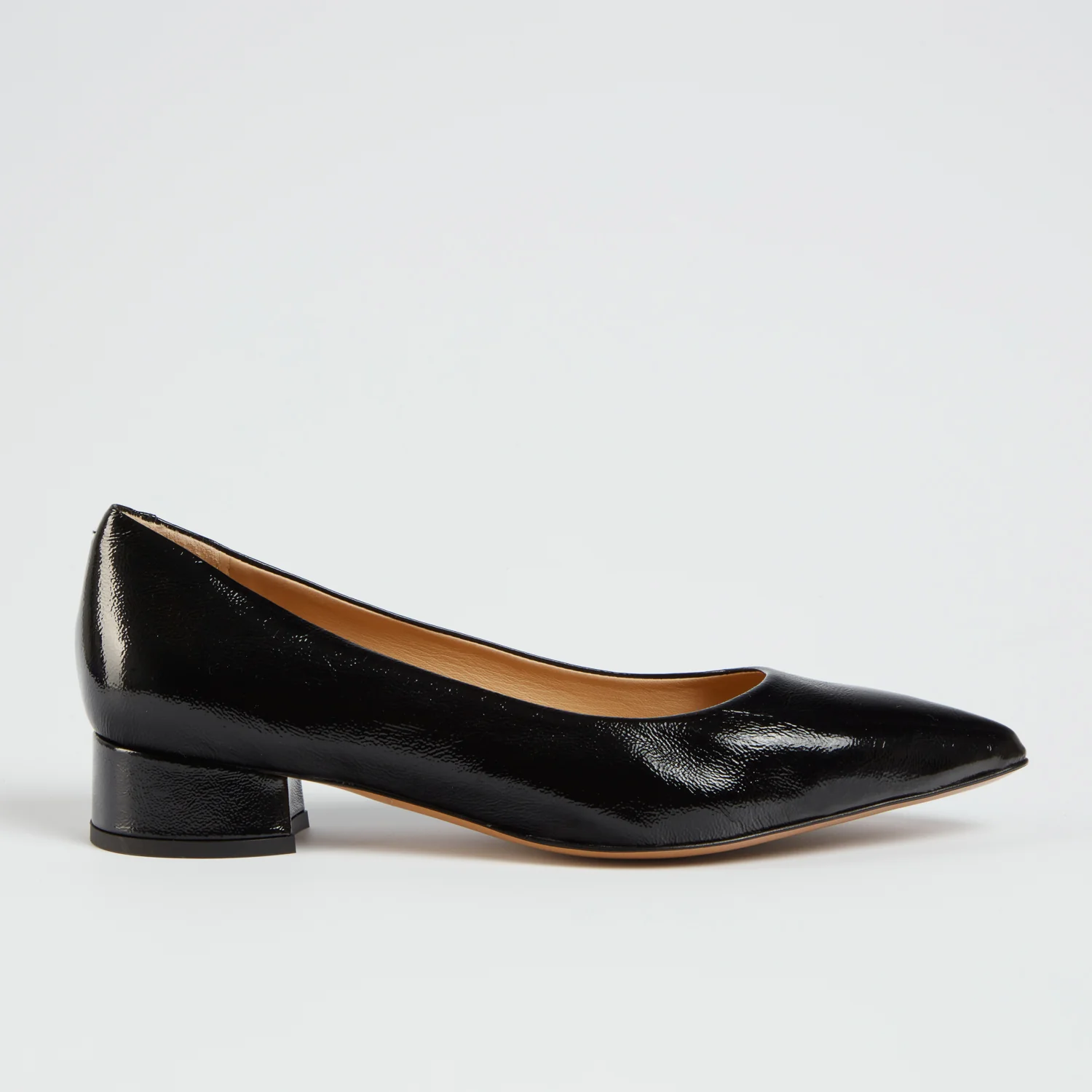 Gini Black Patent heels
