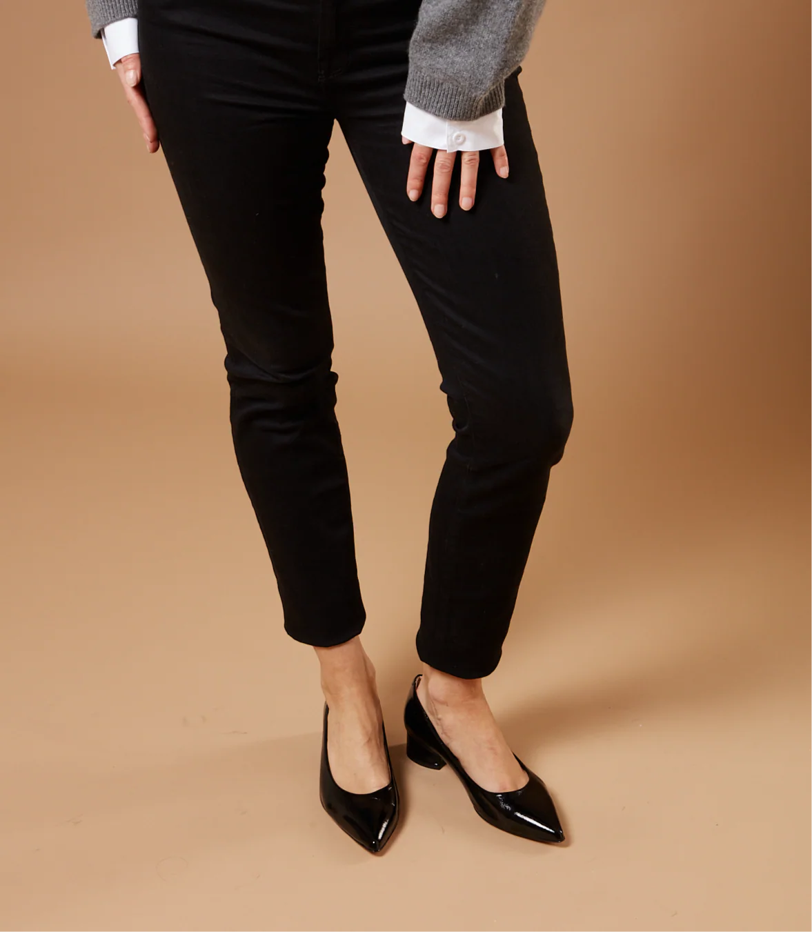 Gini Black Patent heels - Image 2