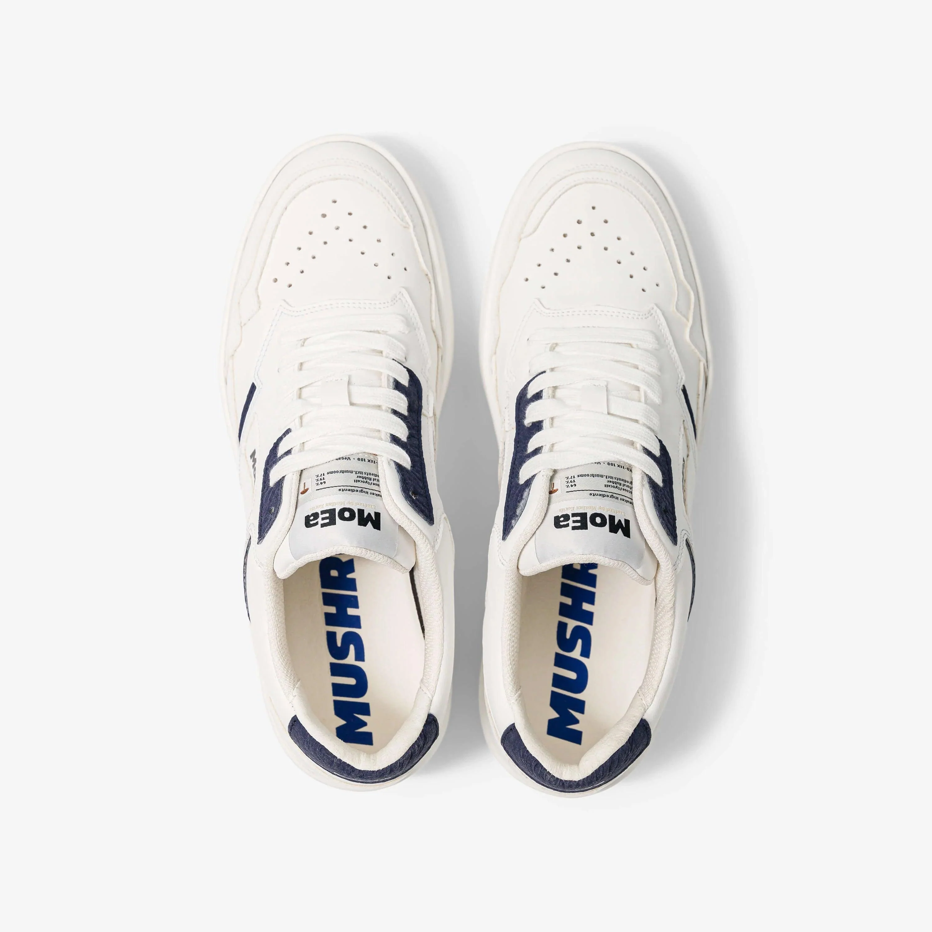 MoEa Gen1 Mushroom Navy and White sneaker - Image 4
