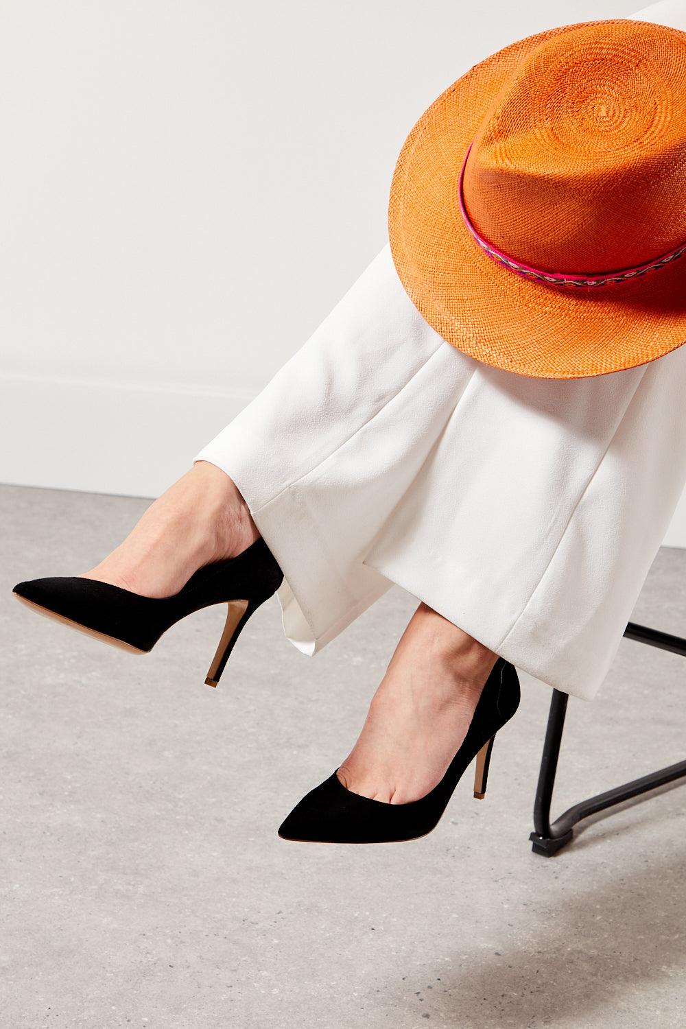 Nataly Black suede heel - Image 7