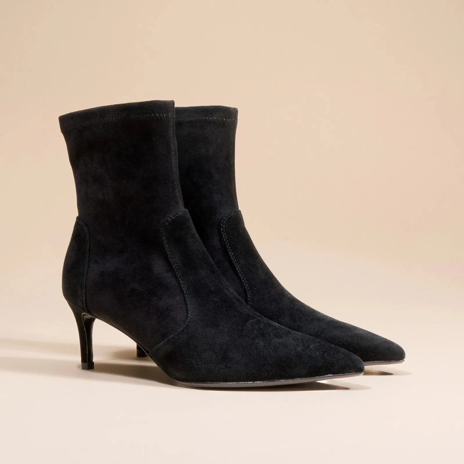 Ophelia black sock boot - Image 3