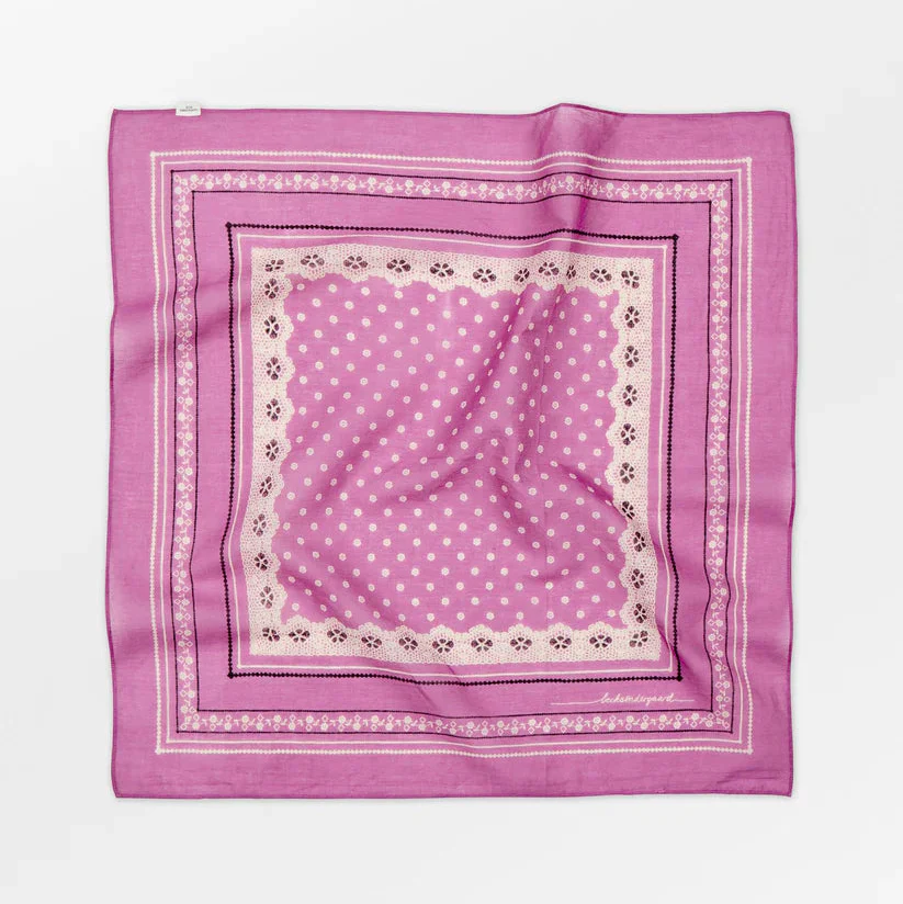 Pink Lacia scarf