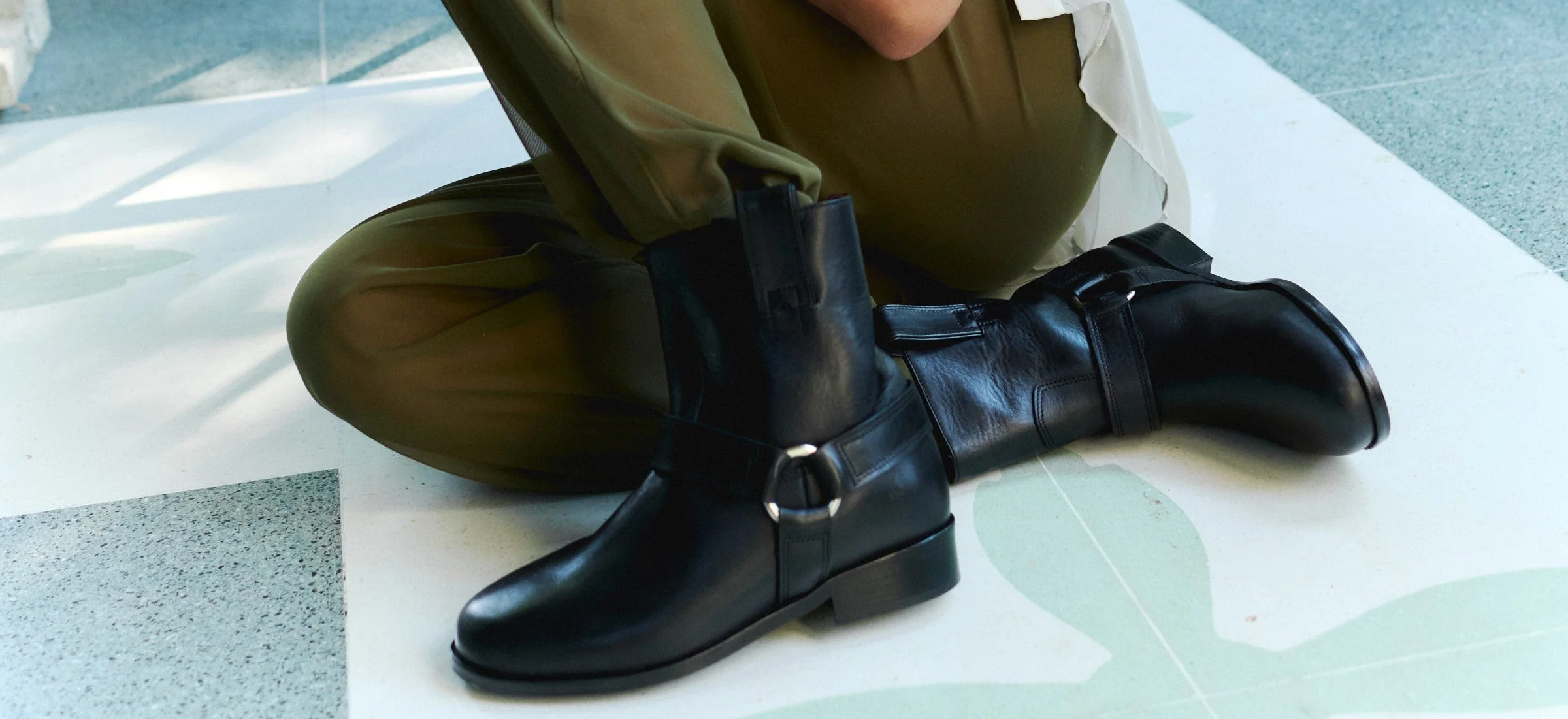Rhider Black Moto boot - Image 3