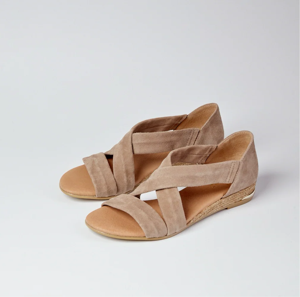 Meg beige flat espadrille - Image 2