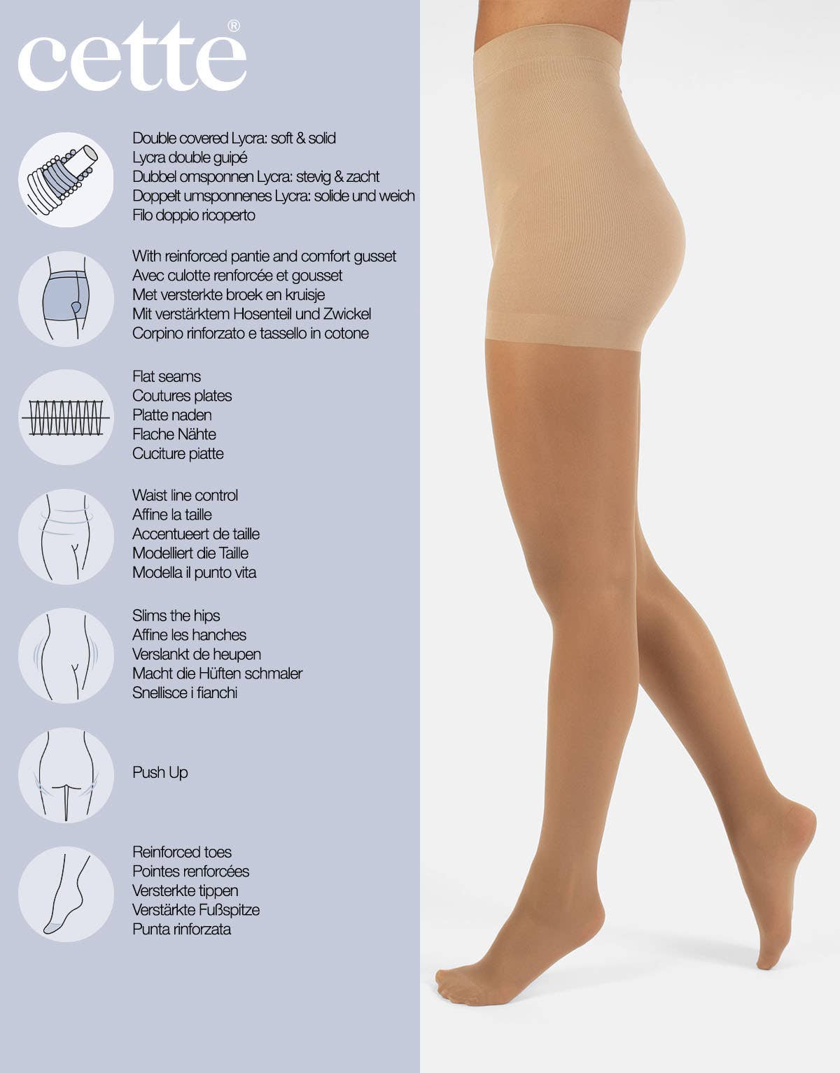 Seattle Sheer Shaping tights - 30 denier - Image 3