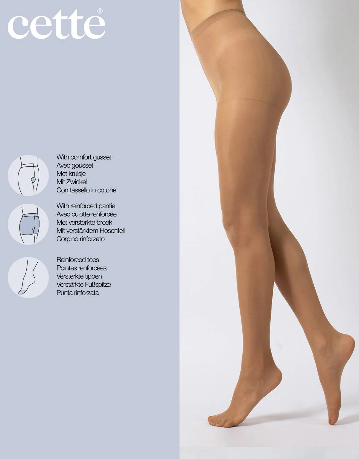Lucca Sheer Tights 40 denier - Image 5
