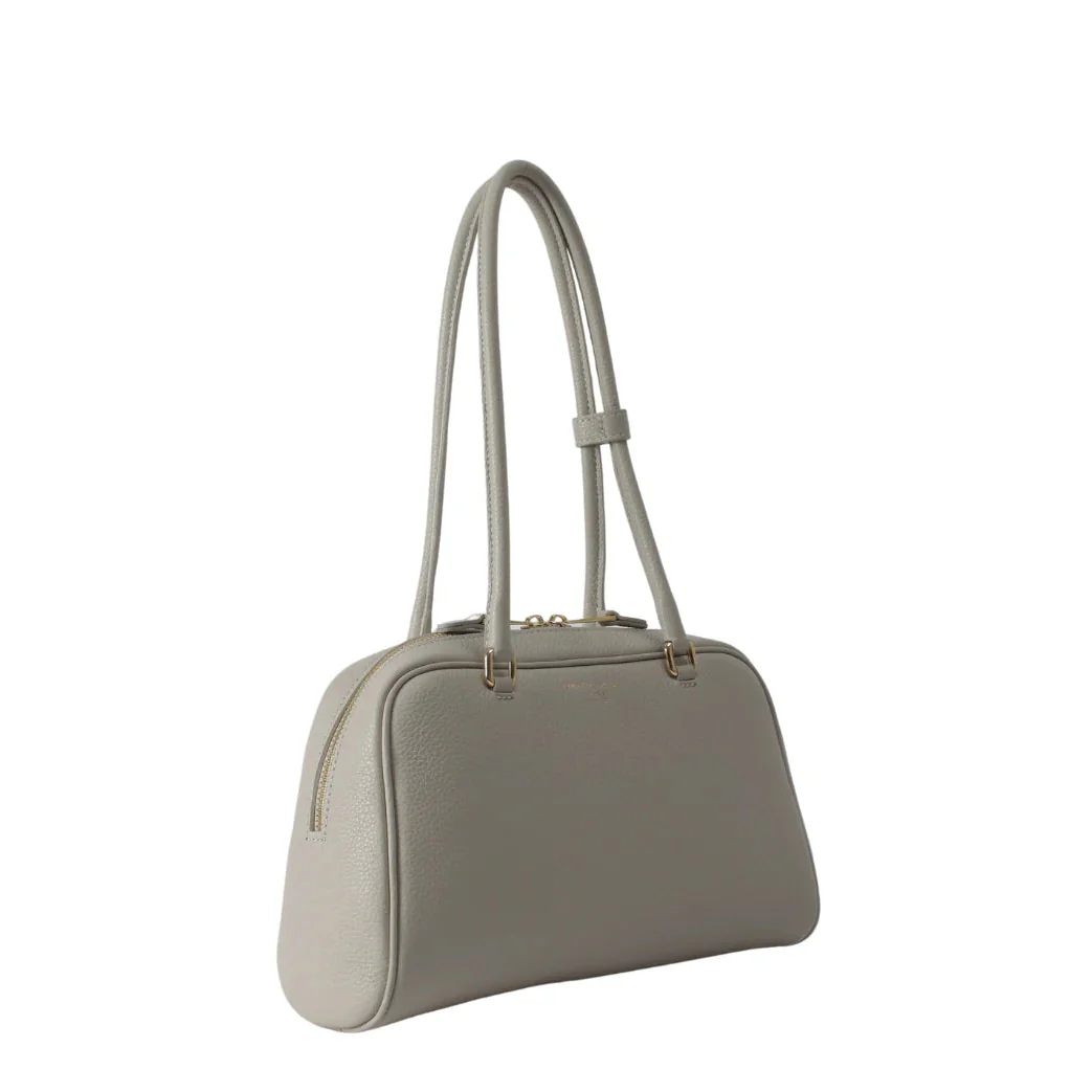 Cloud Dancer taupe leather shoulder bag - Image 2